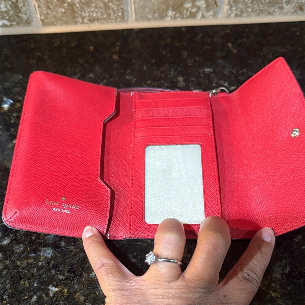 Kate Spade Vibrant Red Wristlet Clutch - Picture 2 of 7